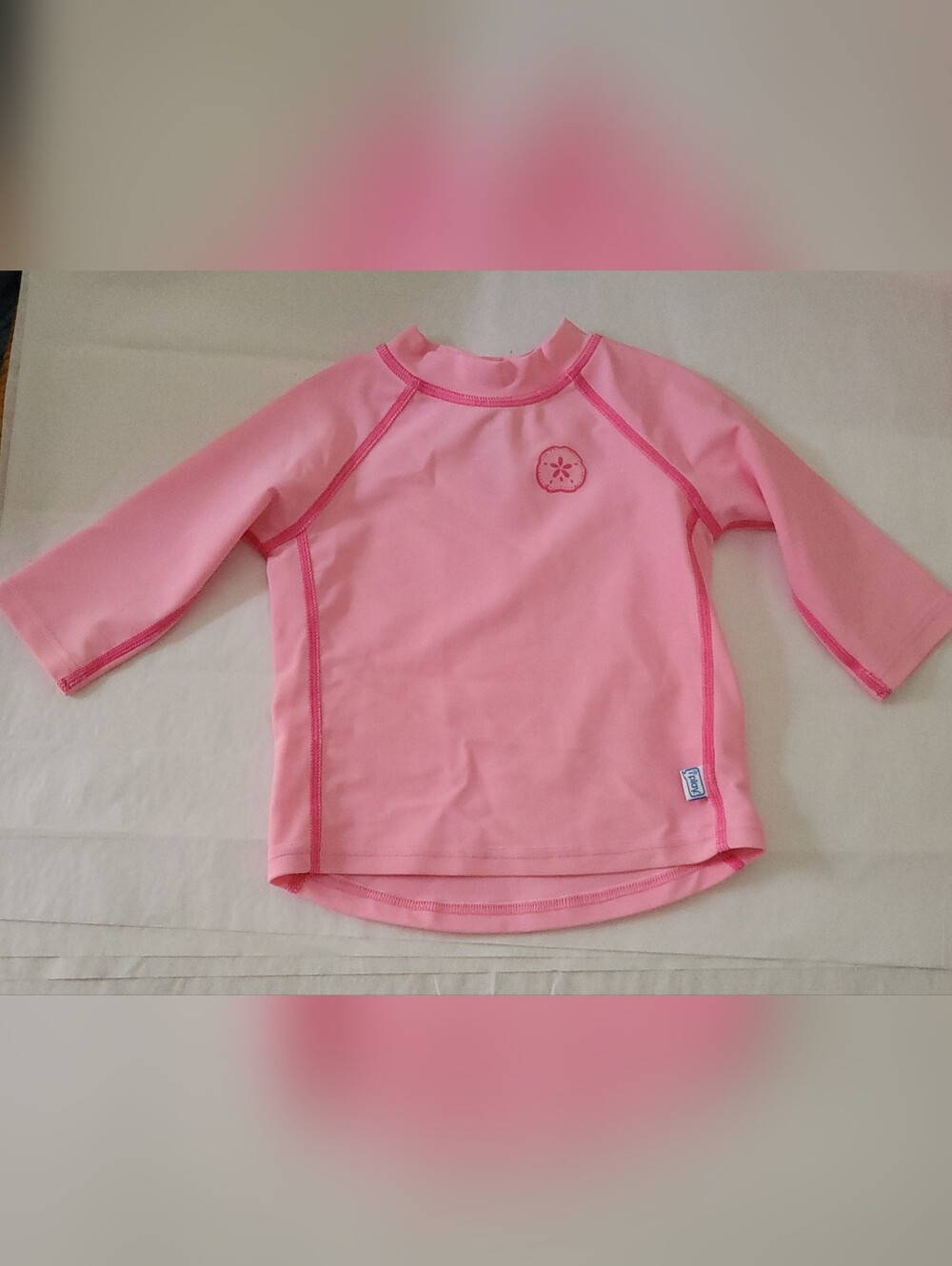 Pink Kids Rash Guard Swim Shirt - Brand: i play. by iDive